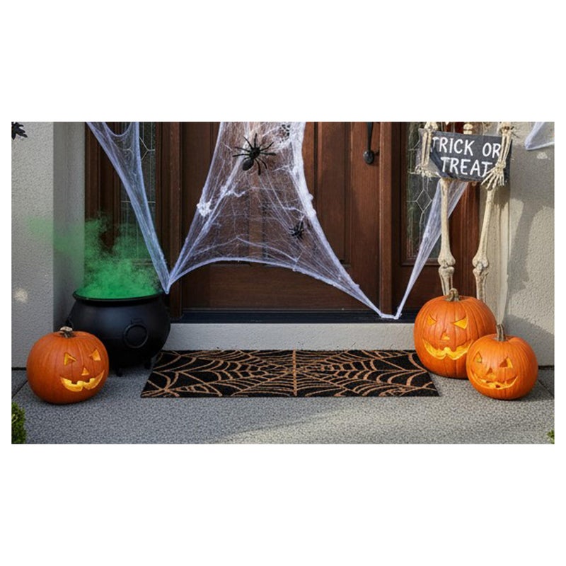 Calloway Mills 101951729 Scary Web Doormat, 17x29, Black and Natural - Image 2